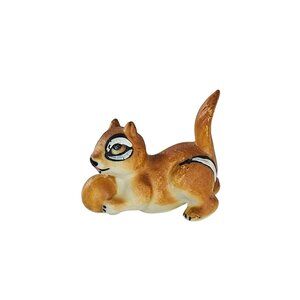 Vintage Bone China Japan Chipmunk Miniature Figurine Woodland Critter